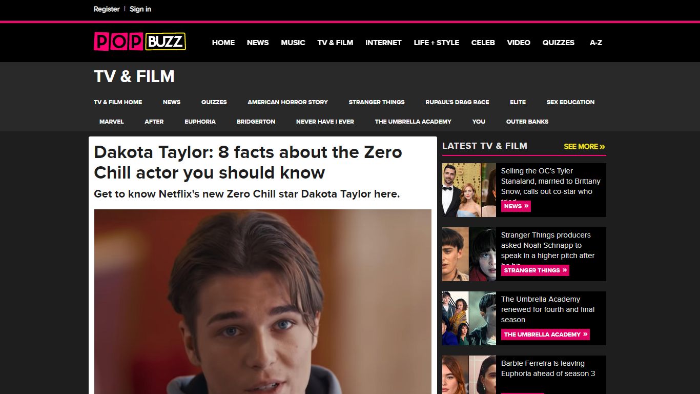 Dakota Taylor: 8 facts about the Zero Chill actor you should know